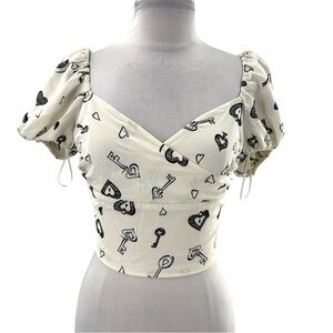 Verge girl lock corset top sz 6